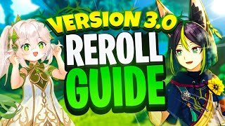 Reroll Guide - Genshin Impact 3.0