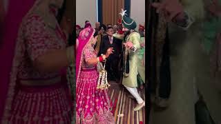 Punjabi couple wedding bhangra with dhol