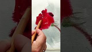 ROSE. Flower painting #rosepainting