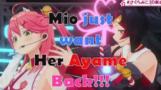 Mio Just Want Her Ayame Back!!!!!