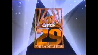 Fox WTXF 29 Philadelphia channel ident from 1990