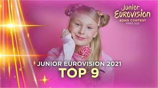 Junior Eurovision 2021: TOP 9 (So far + 🇦🇱🇷🇺🇺🇦)