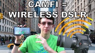 Use Your Phone To Control Your DSLR With CamFi!