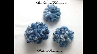 Bullion Flowers- Freeform Crochet - Tutorial