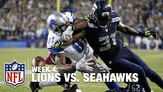 Kam Chancellor Forces Calvin Johnson Fumble, Seals Victory | Lions vs. Seahawks | NFL