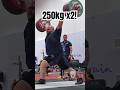 21 y/o Alireza Yousefi & Ali Davoudi 250kg C&J 2024 World Weightifting Championships training hall