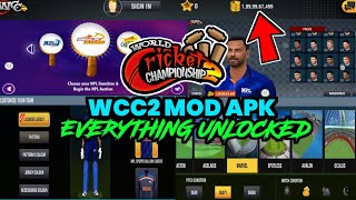 🔥 WCC2 MOD APK: Unlimited Coins + All Tournaments Unlocked! 🏏 NPL Hack 2024 🚀