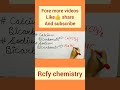 chemical formula of calcium bicarbonate,sodium bicarbonate |Rcfy chemistry #youtubeshorts #shorts