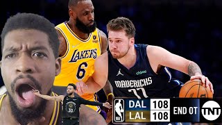 DOUBLE OVERTIME?!? MAVERICKS at LAKERS | FULL GAME HIGHLIGHTS