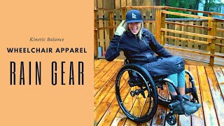 Wheelchair Apparel - Rain Gear by Kinetic Balance