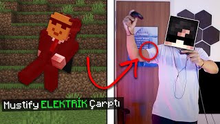 Minecraft'ta Yayıncıyı GERÇEK HAYAT ACI Moduyla TROLLEDİM!