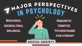 Psychology's 7 Modern Perspectives