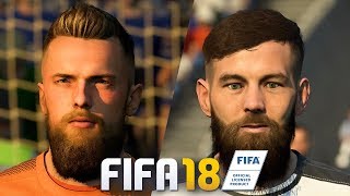 DESRESPEITO!!! OS JOGADORES COM AS BARBAS MAIS BEM FEITAS DO FIFA 18!!!!