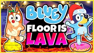 [20 MINS] Bluey - The Floor Is Lava | Brain Break | Freeze Dance | Jump Battle | Danny Go Noodle