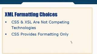 XML Tutorial 44 CSS XML Formatting Choices