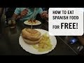 HOW TO EAT SPANISH FOOD FOR FREE? (TAPAS TOUR!)