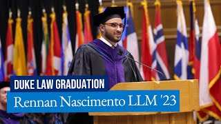 Duke Law Graduation 2023 | Rennan Nascimento LLM '23