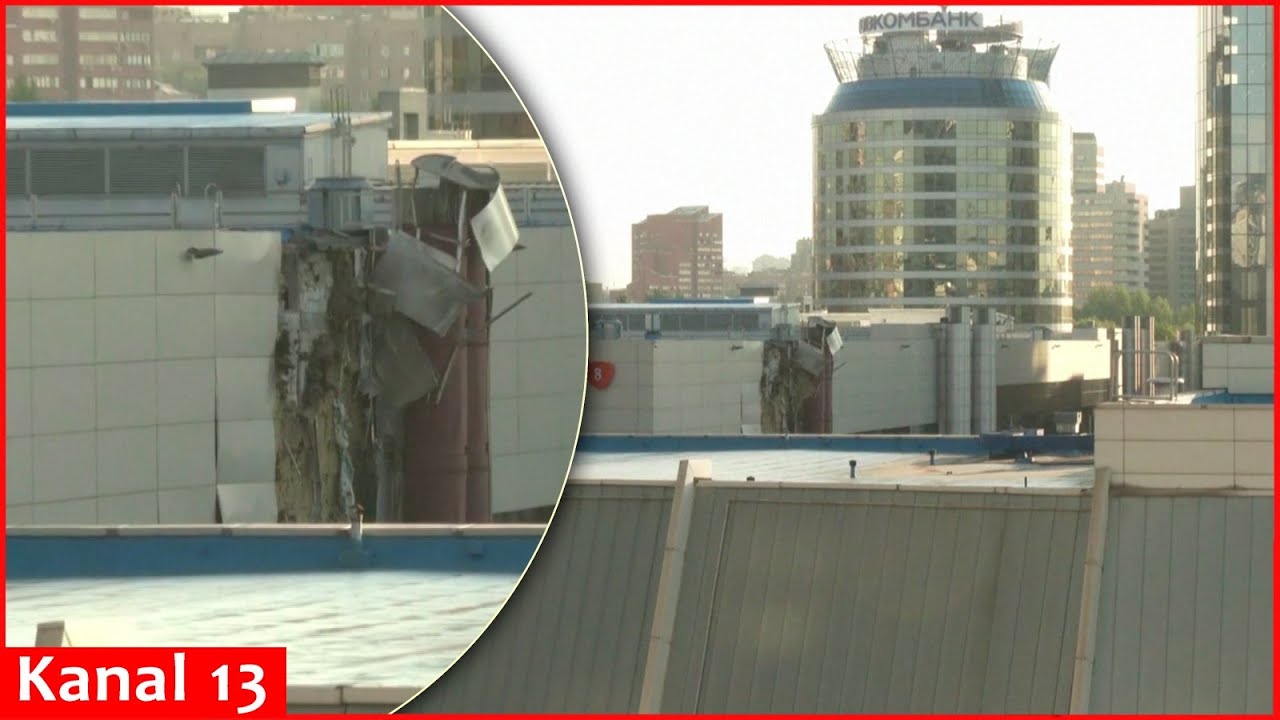 Ukrainian Drone Damages Building In Moscow Disrupting Air Traffic ...