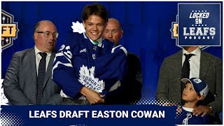 Toronto Maple Leafs shock many drafting Easton Cowan, re-sign David Kampf & Pontus Holmberg