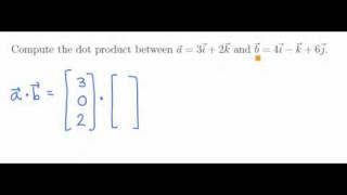 3. Dot product 1