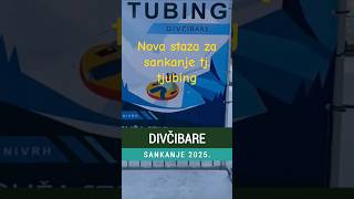 Nova staza za sankanje tj. tjubing #sankanje #divčibare #divcibare #zima2025 #zimovanje