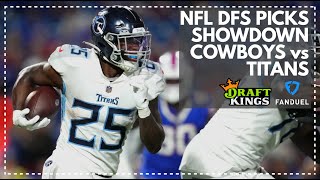 NFL DFS Picks for Thursday Night Showdown Cowboys vs Titans: FanDuel & DraftKings Lineup Advice