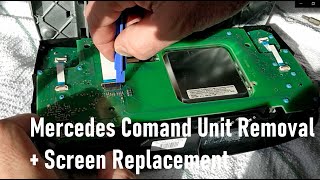 Mercedes Comand Unit Removal + Screen Replacement NTG2  SL, A, B, C, CLS, CLK, E, G, GL, ML, R Class