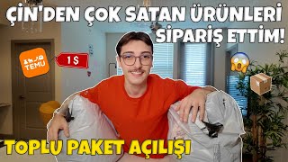 DEV PAKET AÇILIŞI! Çok Satan Ürünleri Denedim, Temu'dan Alışveriş Yaptım, Temu Haul, Kargo Açılışı!