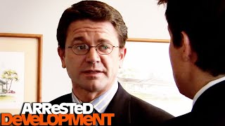 Michael Hires Wayne Jarvis...(he's serious and he's a professional) - Arrested Development