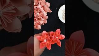 How to make #origami kusudama flower 🌸 #paperflower #kusudama #diypaperflower #viral #crafting