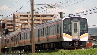 E129系B8編成　信越本線下り普通445M　長岡→新潟