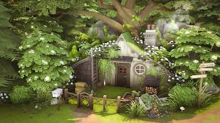 The Cozy Hobbit Hole | The Sims 4 | Speed Build with Ambient Sounds | No CC