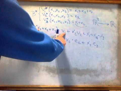 ÁLGEBRA - Cómo Calcular Una Base B De Un Espacio Vectorial Dada Su Base ...