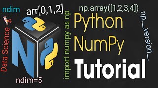#58 Python Data Science Numpy - Part 1 | Tek Solutions | #datascience| #teksolutions #numpy