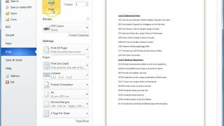 tips Make a PDF using PDFcreator