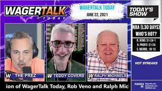 Free Sports Picks and Sports Betting | NBA Picks and EURO Soccer Preview | WagerTalk Today | June 22