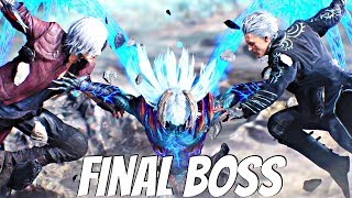 Devil May Cry 5 - Nero Devil Trigger vs Vergil Final Boss (DMC5 2019) PS4 Pro