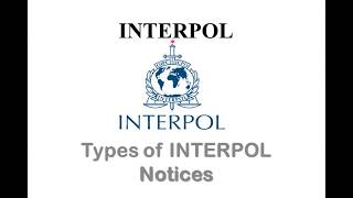 8 Types of INTERPOL Notices