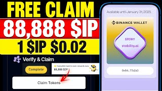 Binance Web3 x Story Protocol New Event Get Share From 88,888 $IP Token | Free Claim $IP Token