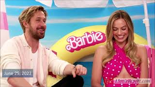 BARBIE interviews Margot Robbie, Ryan Gosling, America Ferrera, Issa Rae, Greta Gerwig - 6/25/2023