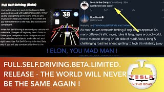 Tesla Full Self Driving Beta - The World will Never be the Same, Again