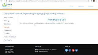 Encryption and Decryption using DES implementation.