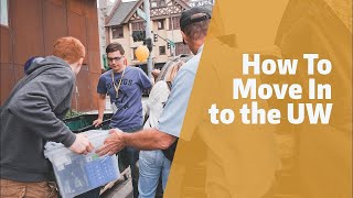 UW HFS | How To Move In To The UW