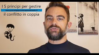 Coppia: 5 Principi per risolvere i Conflitti