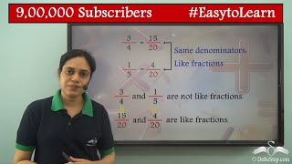 Converting Unlike to Like Fractions | Class 5 | CBSE | NCERT | ICSE