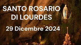 Il Santo Rosario di Lourdes di oggi - Domenica 29 Dicembre 2024