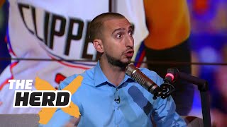 Nick Wright and Cris Carter on CP3 joining James Harden, Paul George to Boston in doubt | THE HERD