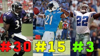 Ranking EVERY Team by Their RB History!