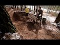 Trail building timelapse 2 - stepdown & a corner Trail building timelapse 2 - stepdown & a corner