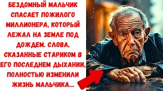 🔥ТО, ЧТО СТАРИК СКАЗАЛ В СВОЁМ ПОСЛЕДНЕМ ДЫХАНИИ, ПОЛНОСТЬЮ ИЗМЕНИЛО ЖИЗНЬ МАЛЬЧИКА…